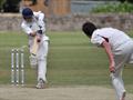Howie lofts a short ball into the leg side.jpg